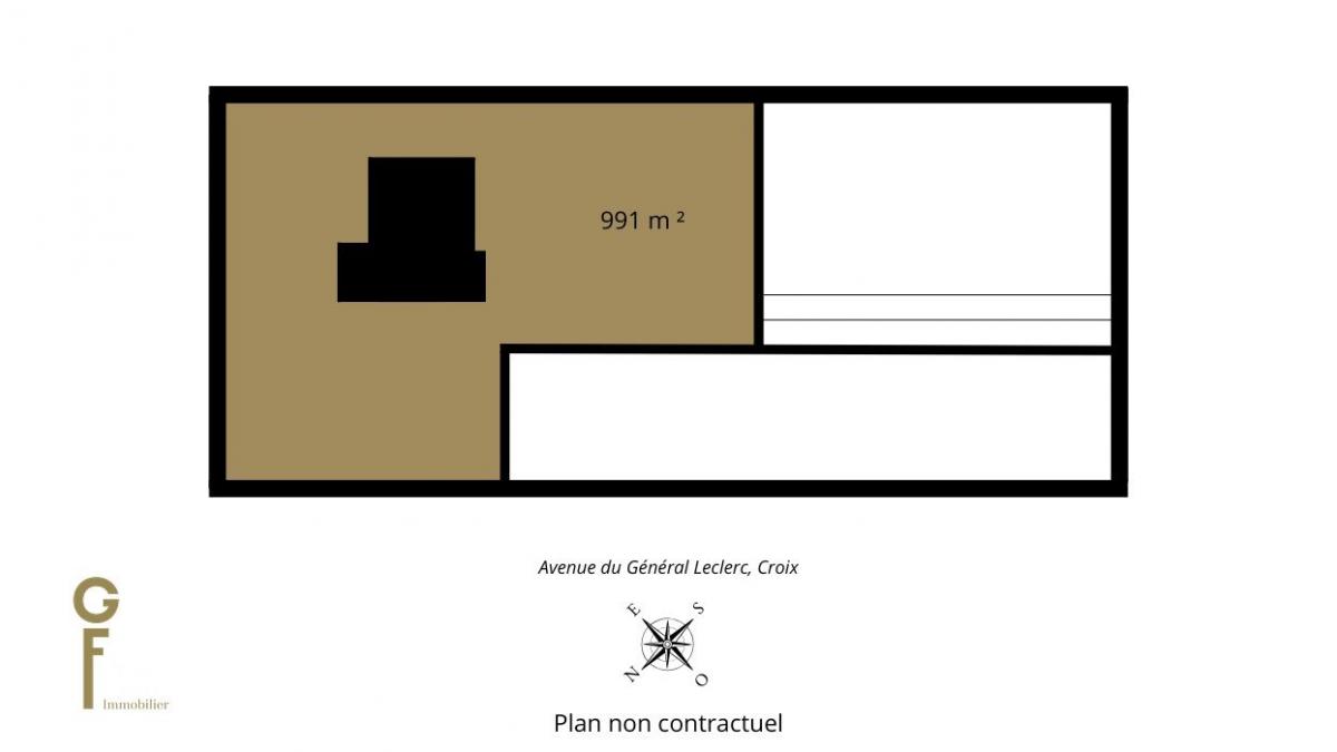PARCELLE DE 991 M2 DANS UNE AVENUE PRIVÉE